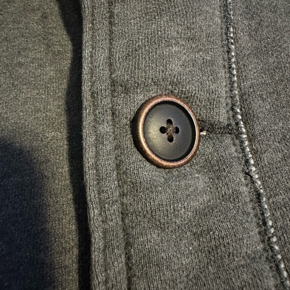 Hollister Gray Button-Up Hoodie - Picture 2 of 9
